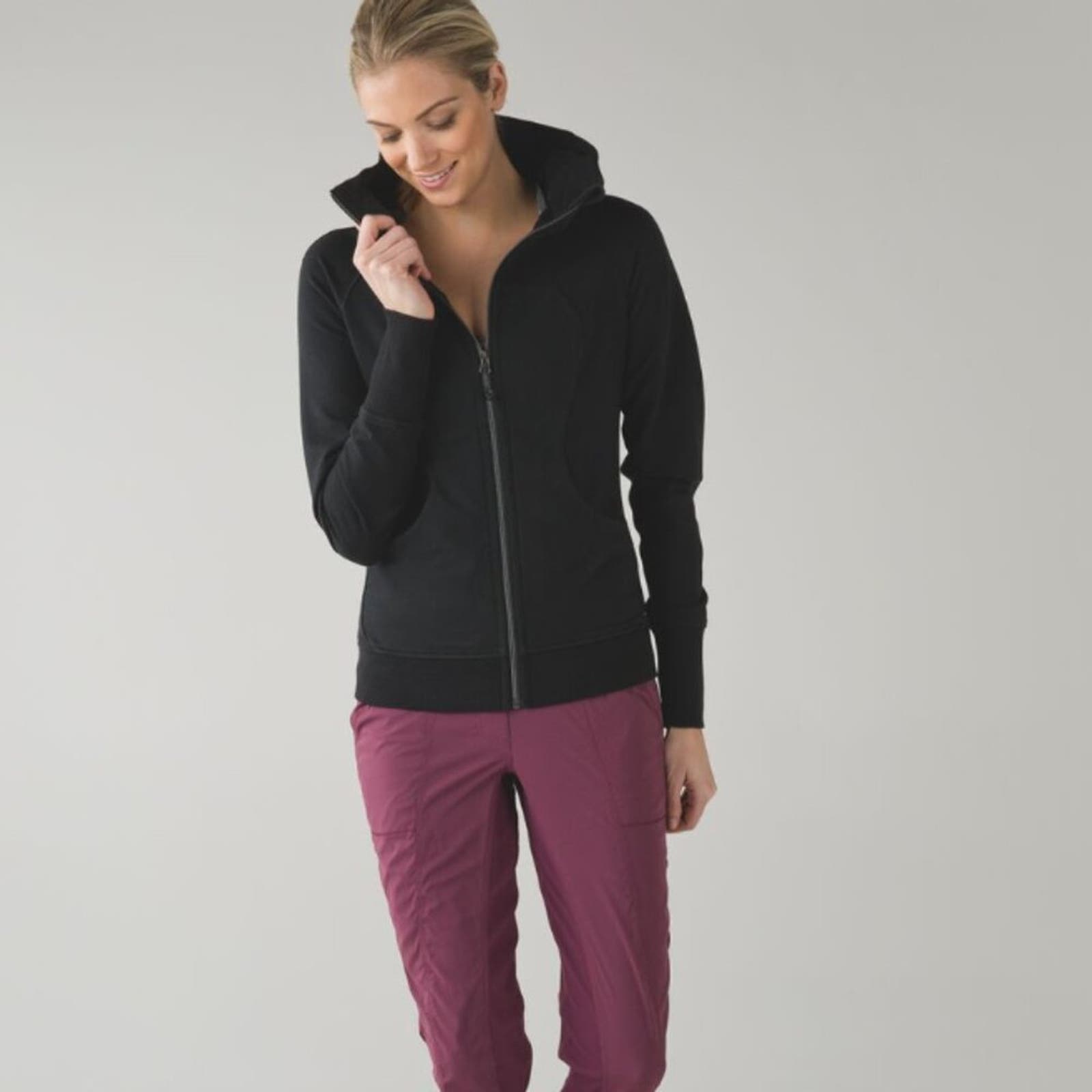 Lululemon Scuba Full Zip Hoodie Black