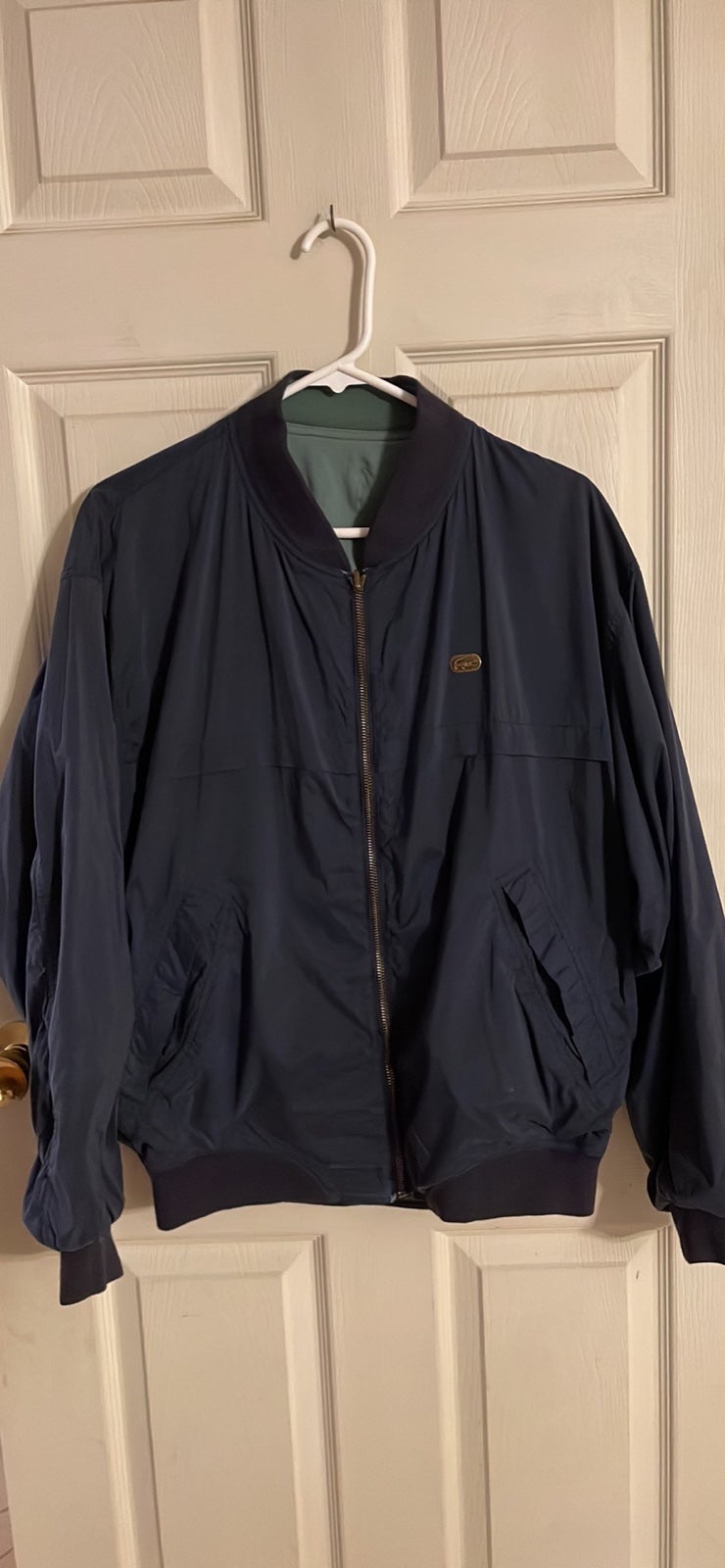 Lacoste reversible bomber jacket size 50./3 Euro M USA