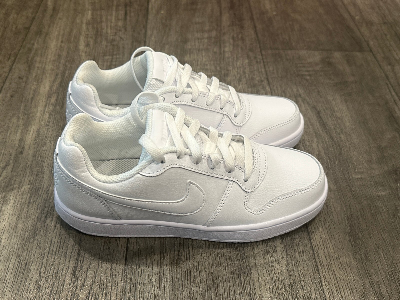 Nike Court Vision Low Next Nature White Leather Sneakers Women’s Size 6.5