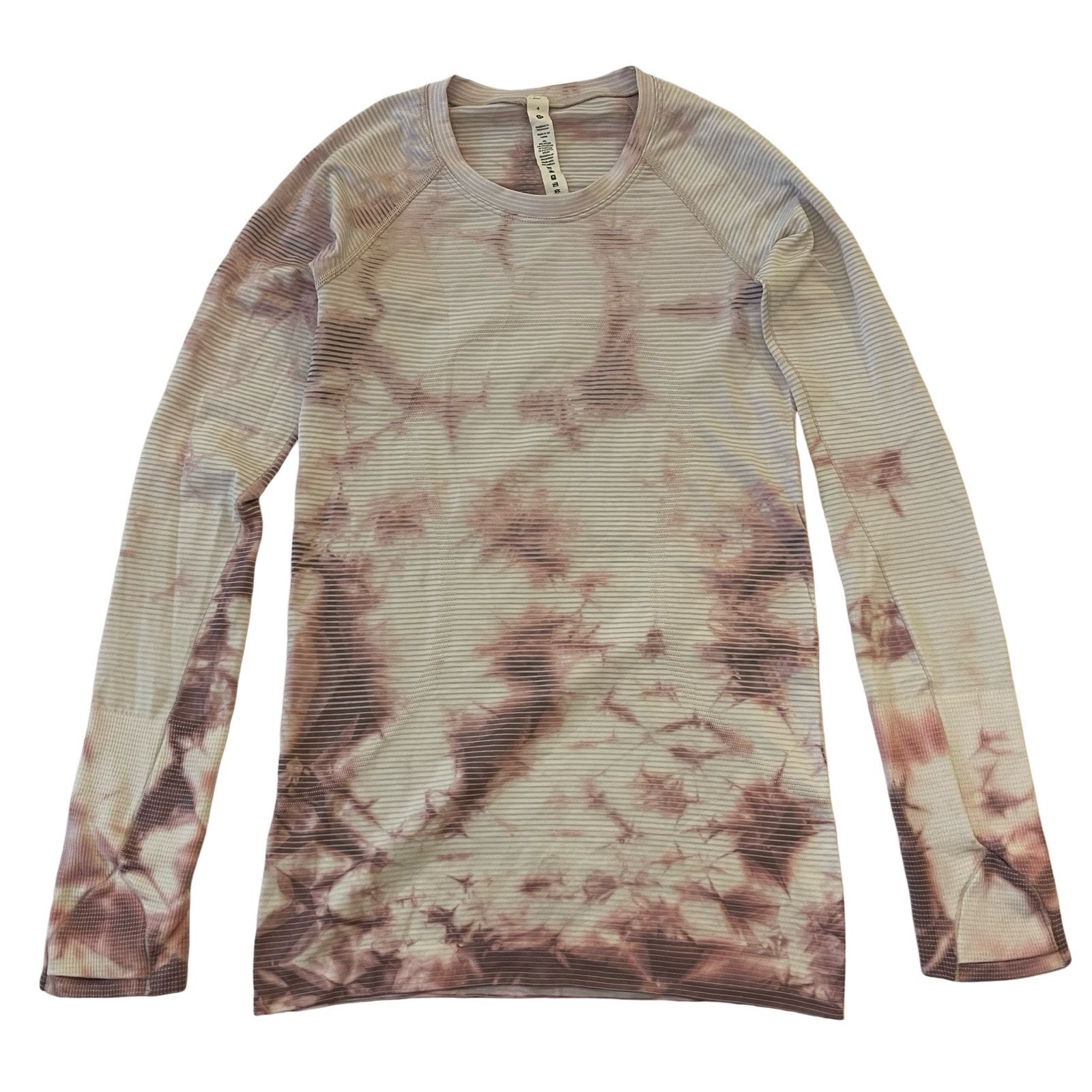 Women's Lululemon Swiftly Tech Tie Dye Long Sleeve Top
