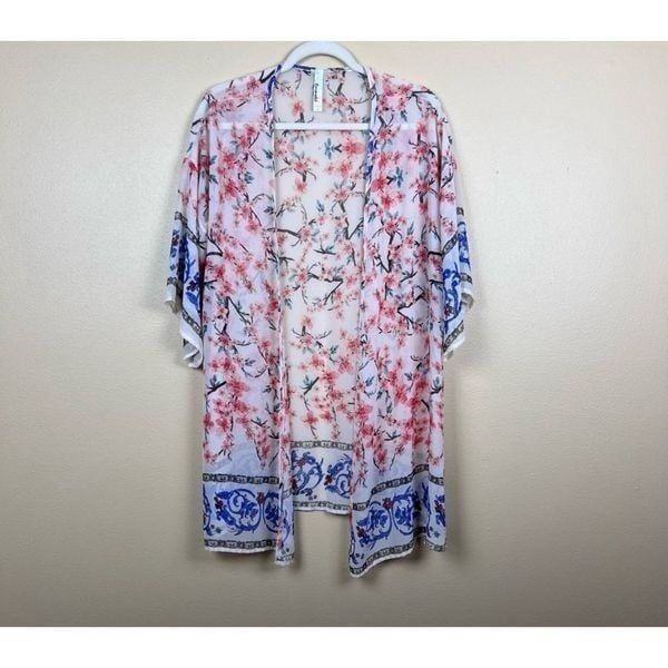 Emerald Coverup Floral Japanese Size M
