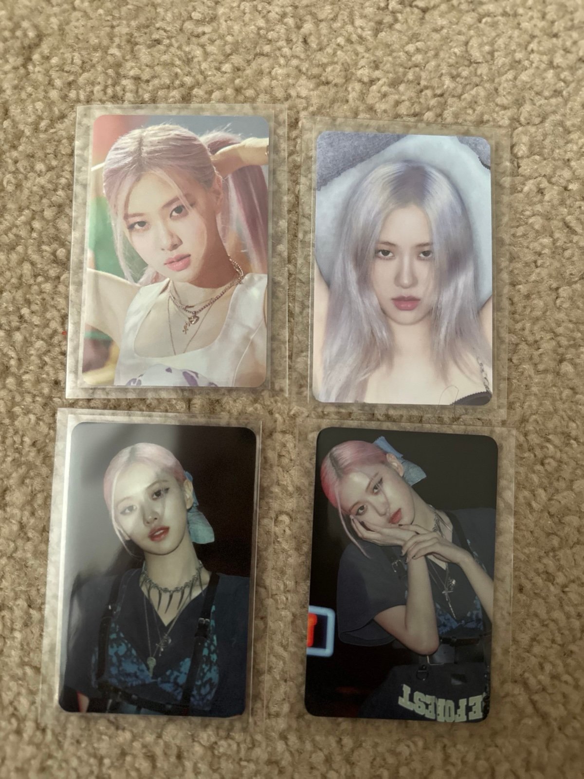 Blackpink 4+1 Rosé photocard set