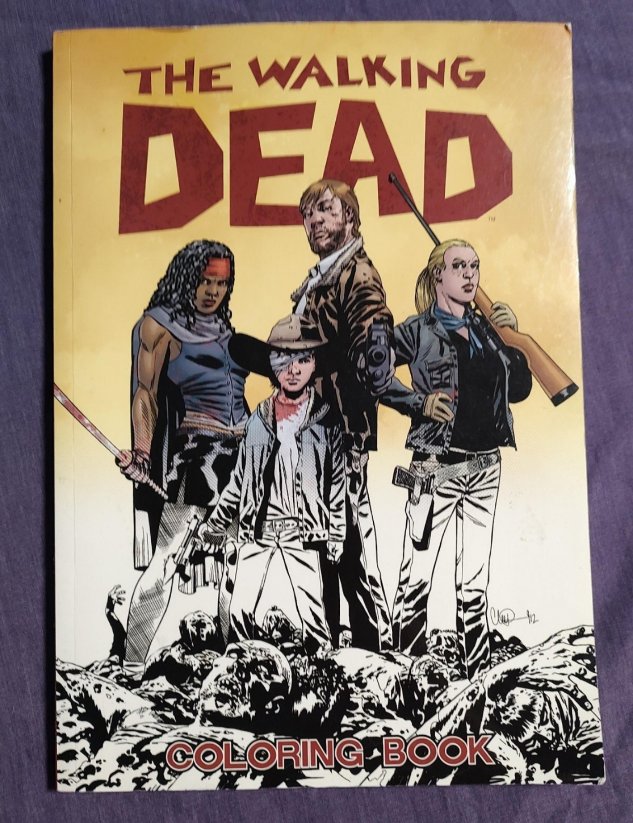 The Walking Dead Coloring Book Image Comics 2016 Charlie Adlard