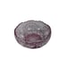 Vintage Mosser Inverted Thistle Rose Pink Footed 8” Round Serving Bowl MCM