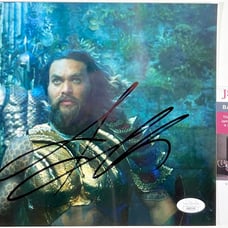 Jason Momoa Signed Aquaman The Lost Kingdom 8x10 Photo C Autograph JSA COA