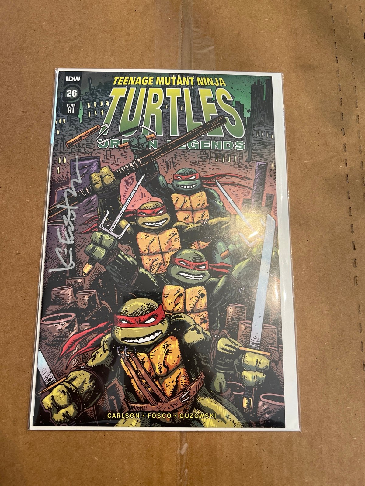 Ninja Turtles urban legends #26 signed by Kevin Eastman