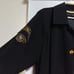 VALENZA PO Black Long Coat Size 40