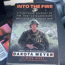 INTO THE FIRE SIGNED DAKOTA MEYER