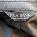 Jos A Bank Suit Men 44L Gray Pin Striped Wool Blazer Pleated Pants 2 Peice 39x30