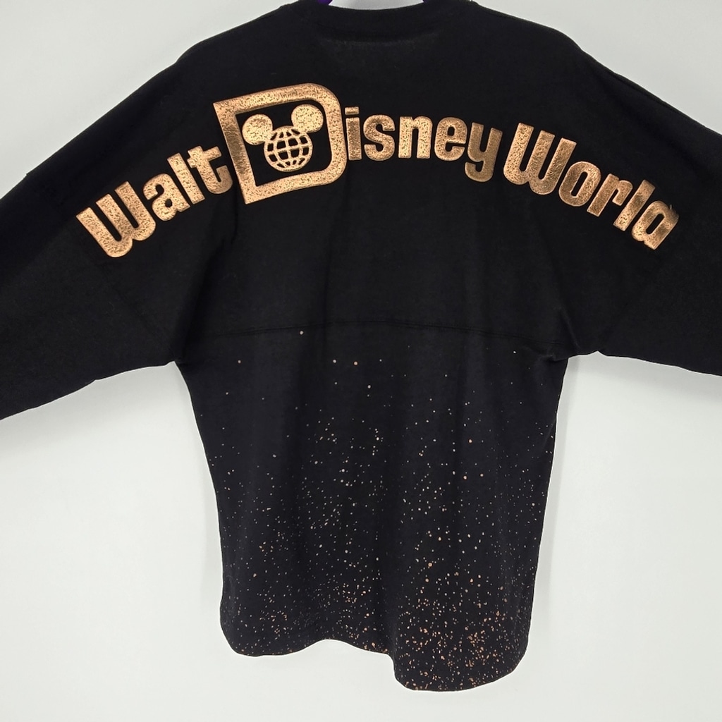 Disney World Belle of the Bronze Spirit Jersey XS – Metallic Glitter Design