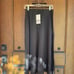 Zara a-line midi satin black Skirt size S