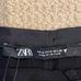Zara a-line midi satin black Skirt size S