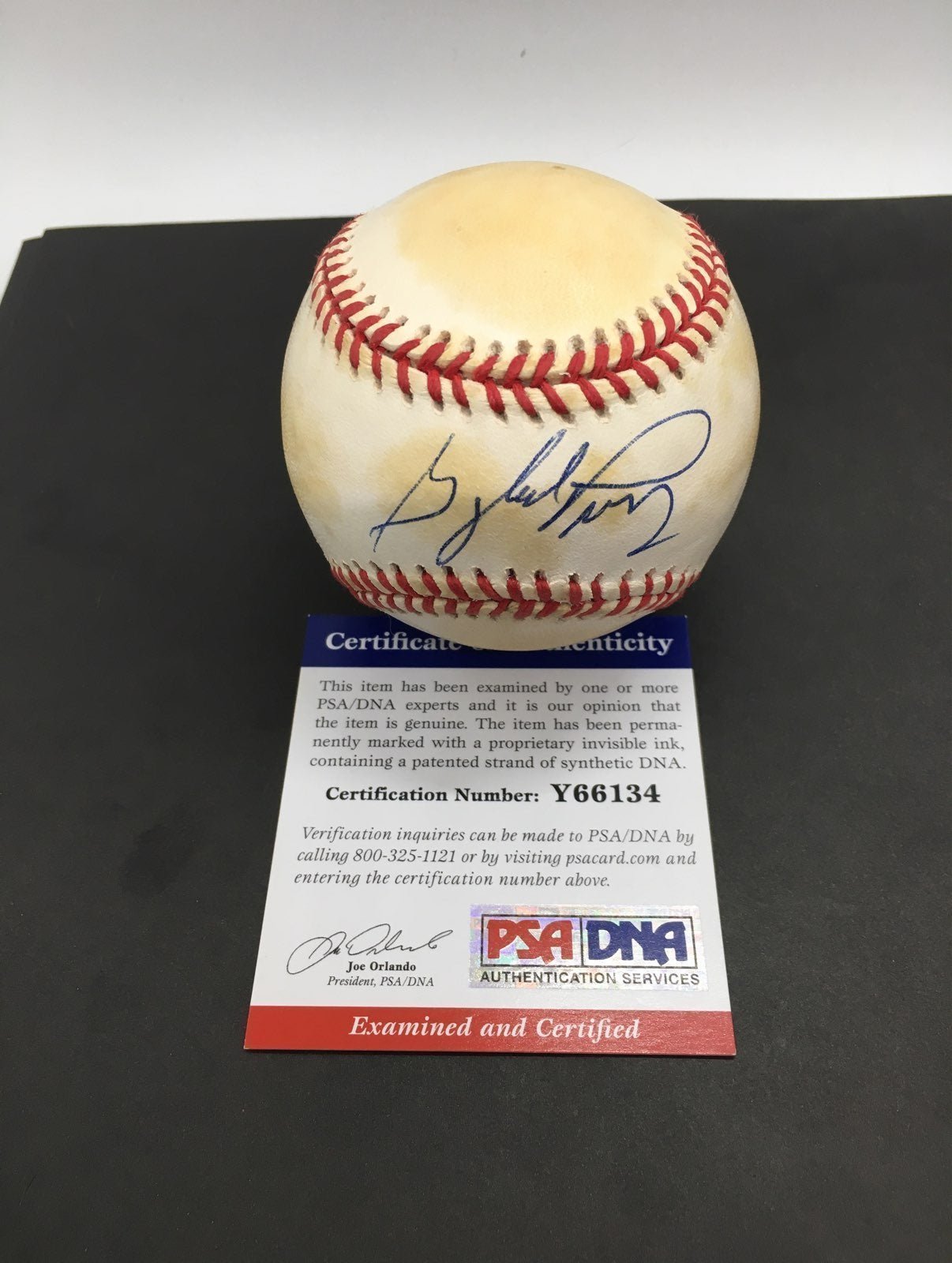 Signed Gaylord Perry PSA Baseball