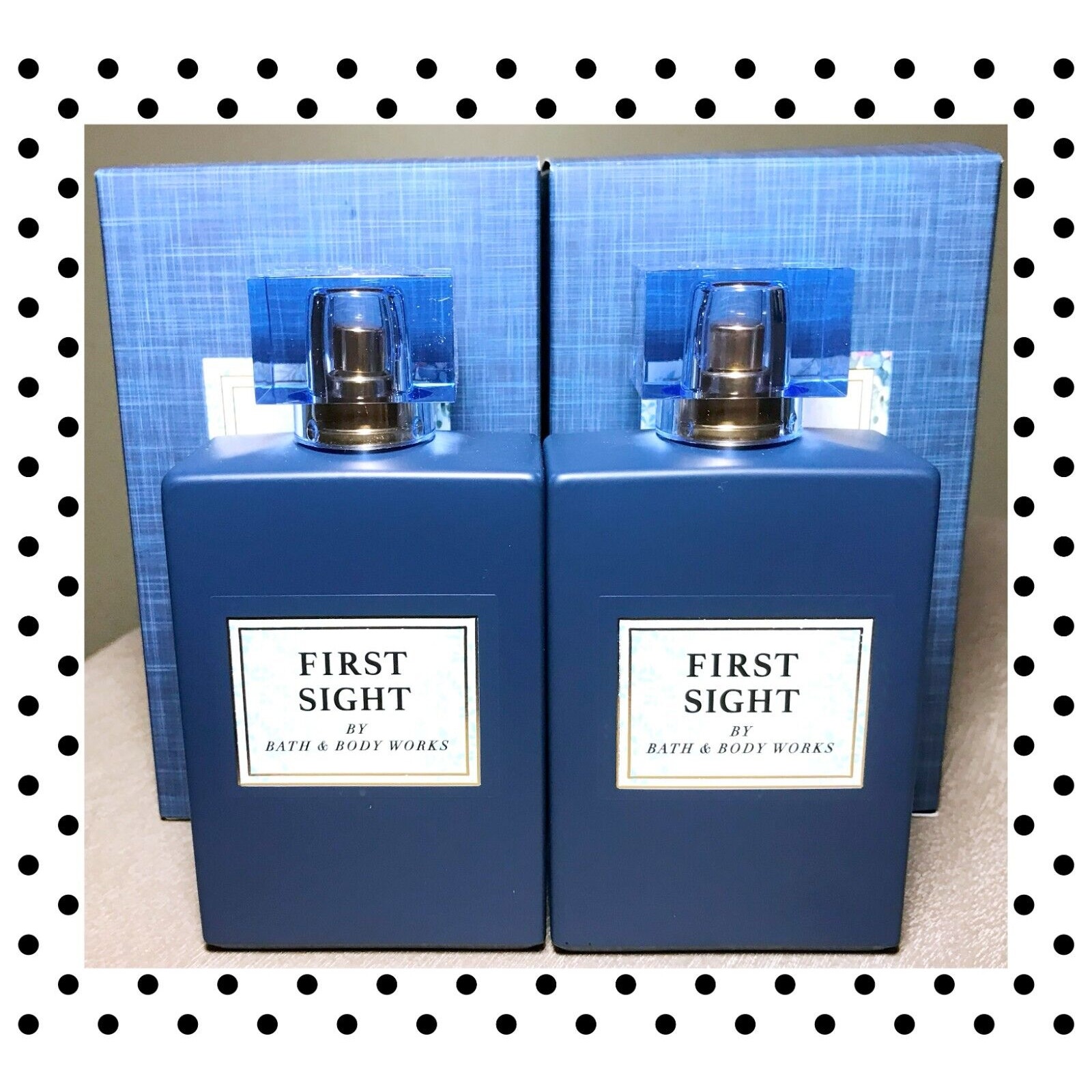 SET OF 2 Bath & Body Works Men's Cologne Spray 3.4 oz First Sight Musk Fragrance