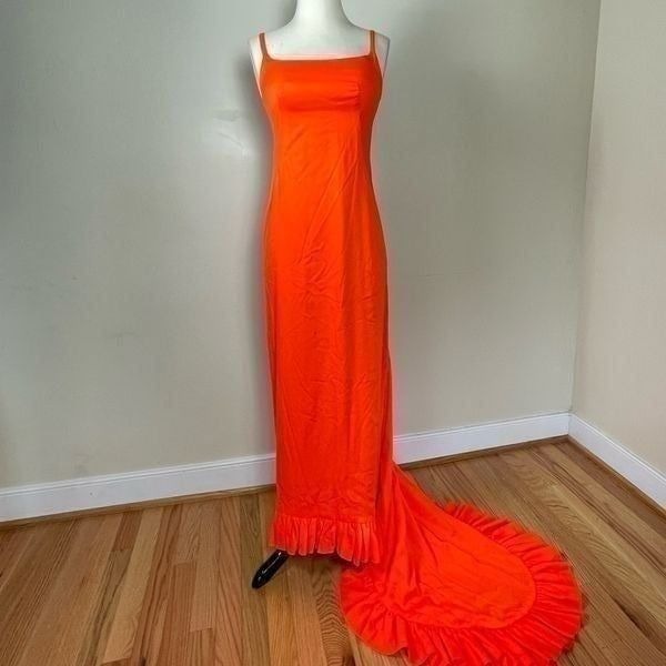 Handmade Vintage 60s Salsa Gown Dress