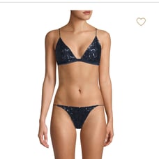 Kiki De Montparnasse Sequin Bra and Thon