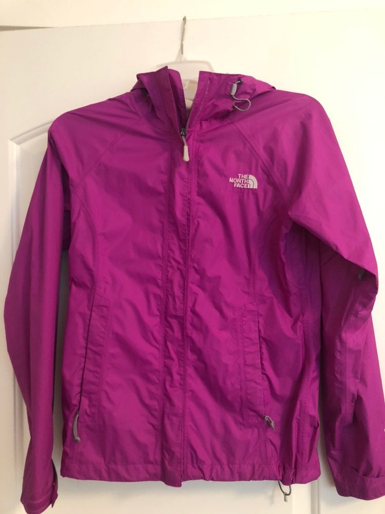 north face rain jacket