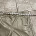 NWT Bevy Flog Shely Gold Checkered Capri size 29 Msrp 209 Casual Pockets Cotton