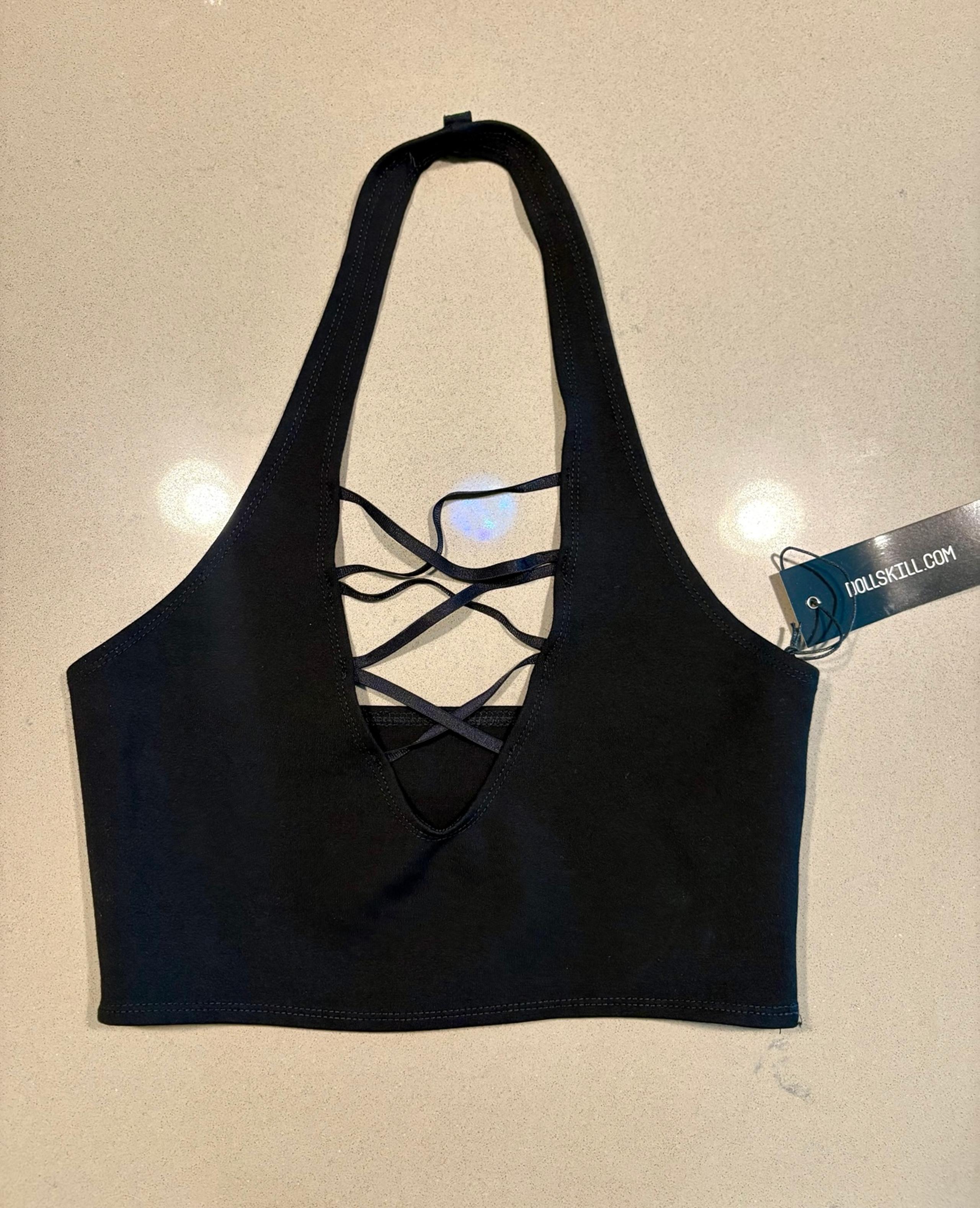 NWT Dolls Kill Halter Crop Top
