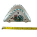 ORVIETO GREEN ROOSTER: NAPKIN HOLDER Hand Painted Italy Signed Etiona Ravello