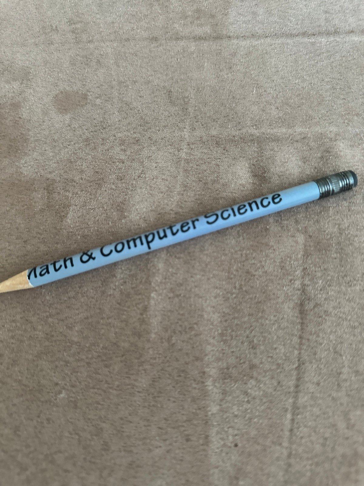 Math and computer science pencil