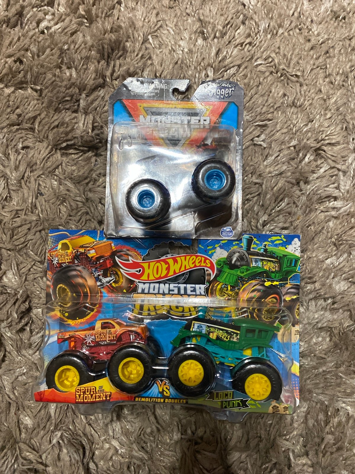 Lot of (2) 1:64 HW Monster truck