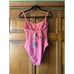 NWT Andie Women's The Riviera One Piece Swimsuit Open Back Pink Size M