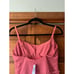 NWT Andie Women's The Riviera One Piece Swimsuit Open Back Pink Size M