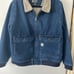 Carhartt denim Sherpa lined jacket