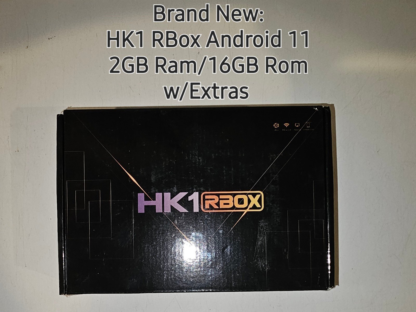 HK1 RBox 4K Android 11 w/Extras