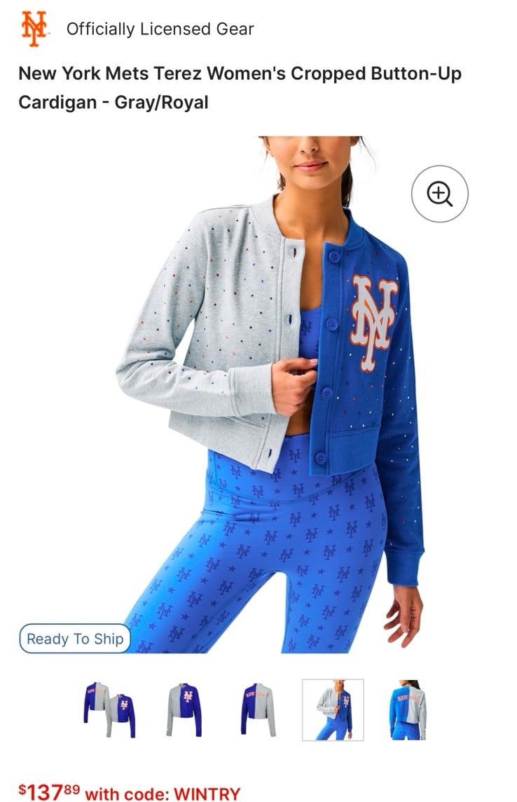 Mets Terez Cardigan