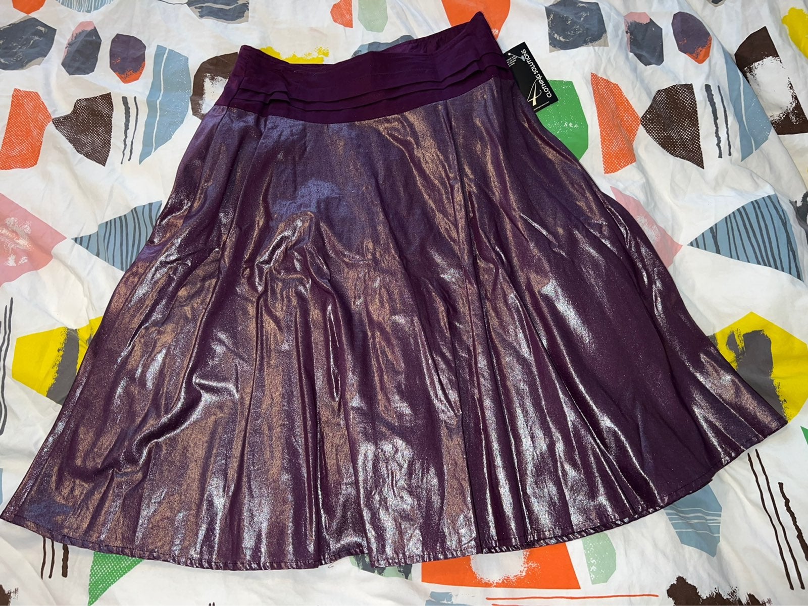 Vintage Metallic Skirt