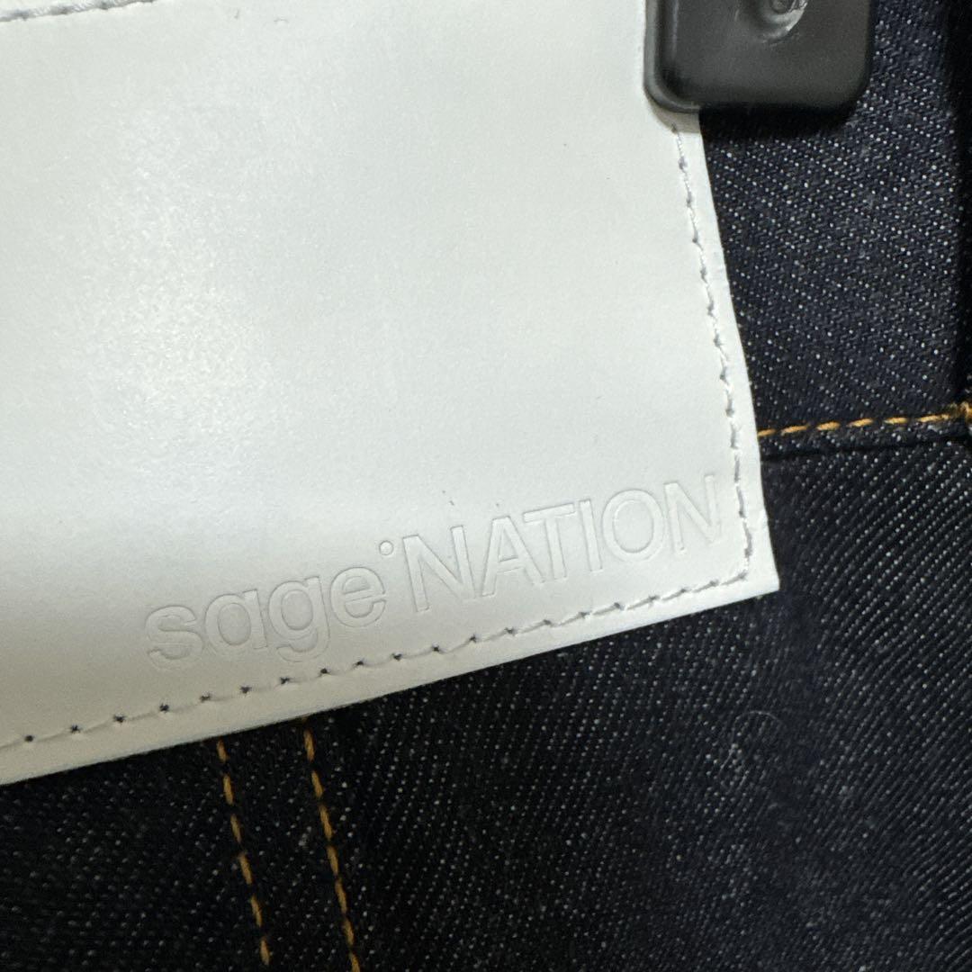 SAGE NATION 25SS WELT SHORTS RAW DENIM