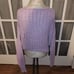 Free People Womens Purple Best Of You V Neck Sweater Medium
