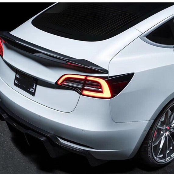 Brand New Tesla Model 3 2017-2023 Rear Lower Bumper Diffuser Real Carbon Fiber