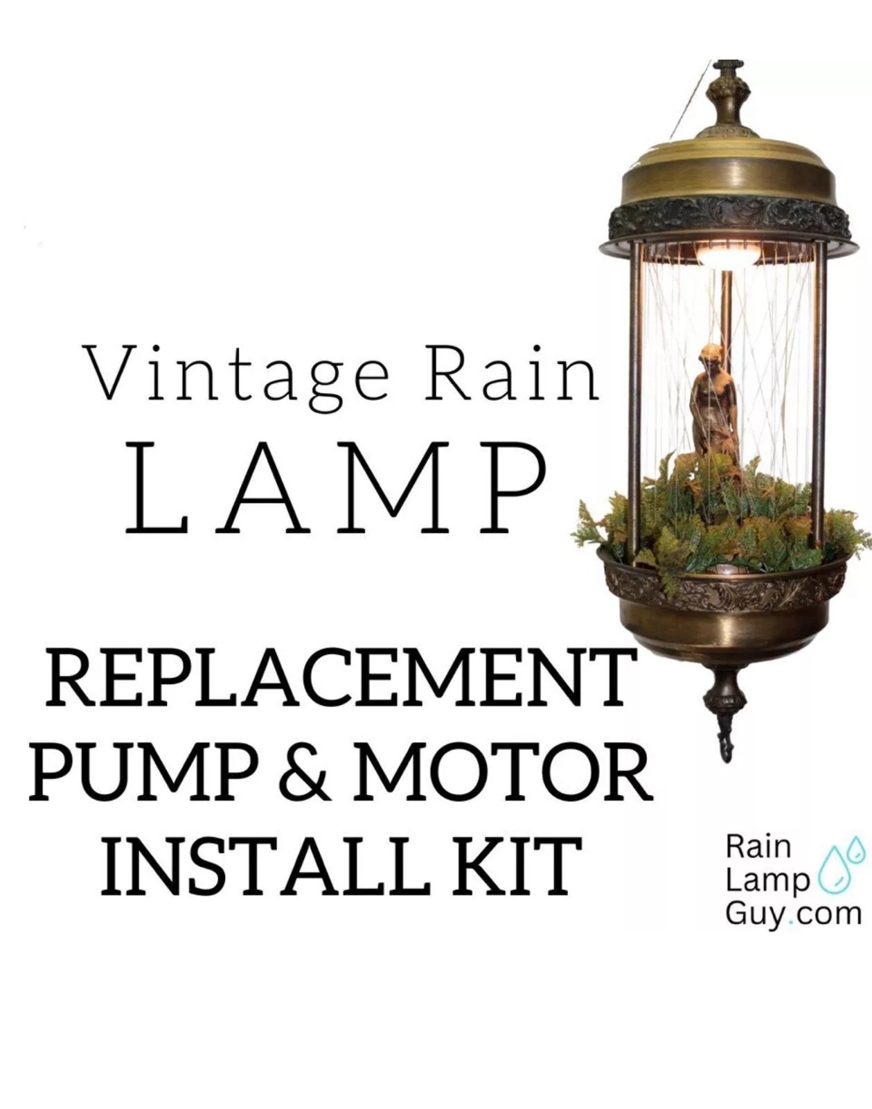 Rain Lamp Guy Oil Rain Lamp Replacement Pump & Motor For Oil Rain Lamps-NEW