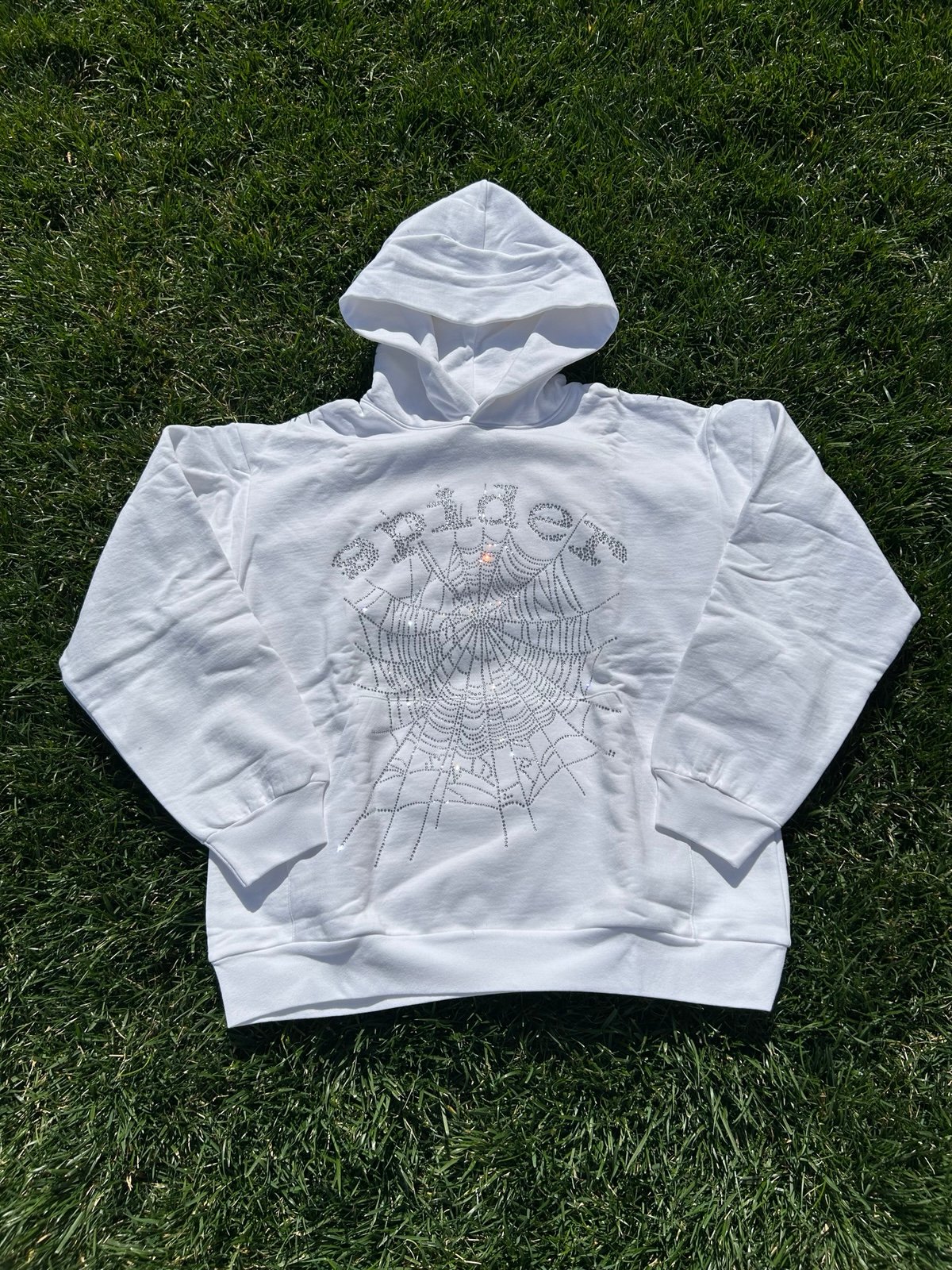Sp5dr Rhinestone White