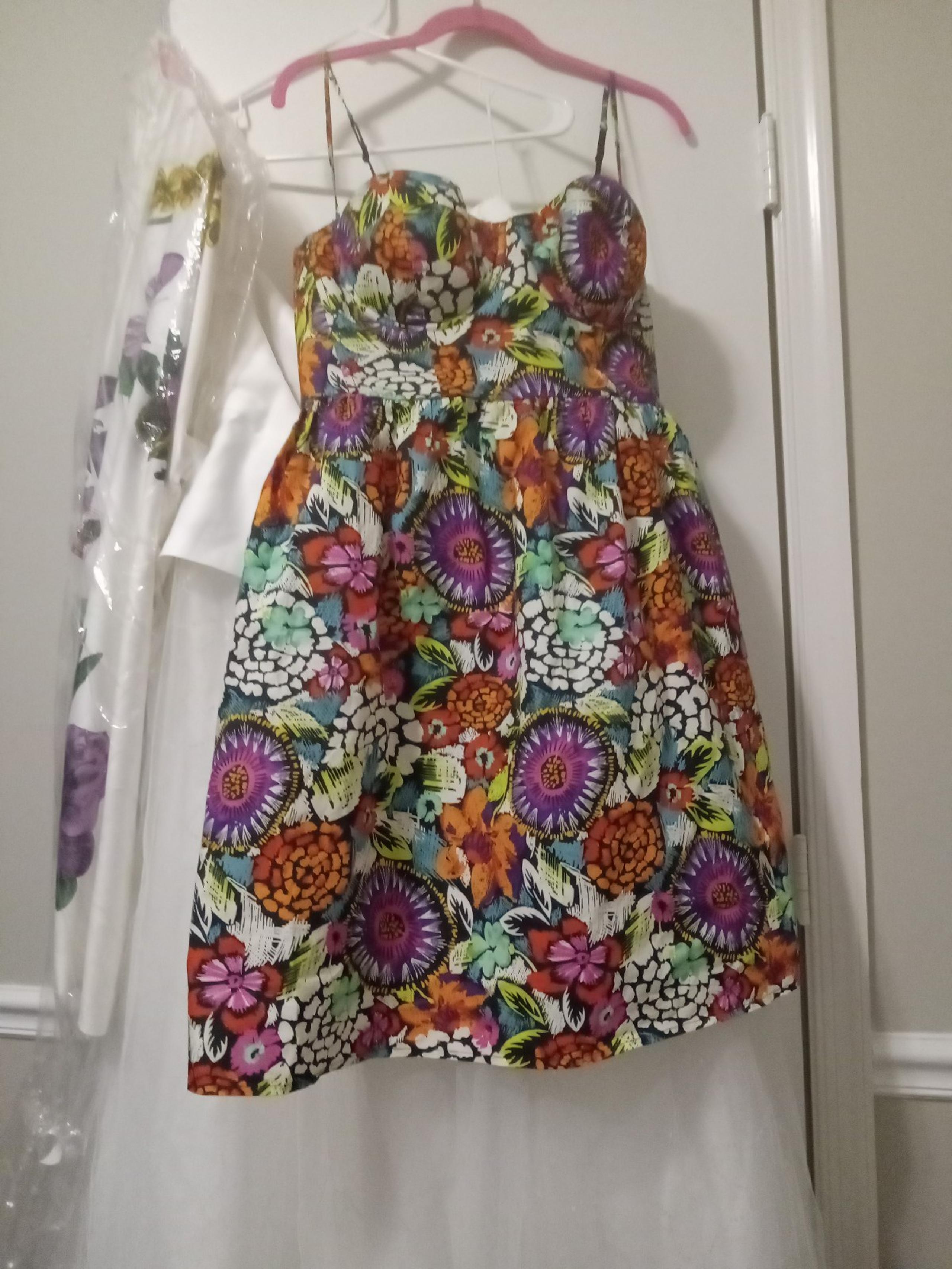 moda international multi color dresses