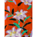 DIANE VON FURSTENBERG Cheeky High-Waist Floral-Print Swim Bikini Bottoms Small