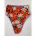 DIANE VON FURSTENBERG Cheeky High-Waist Floral-Print Swim Bikini Bottoms Small
