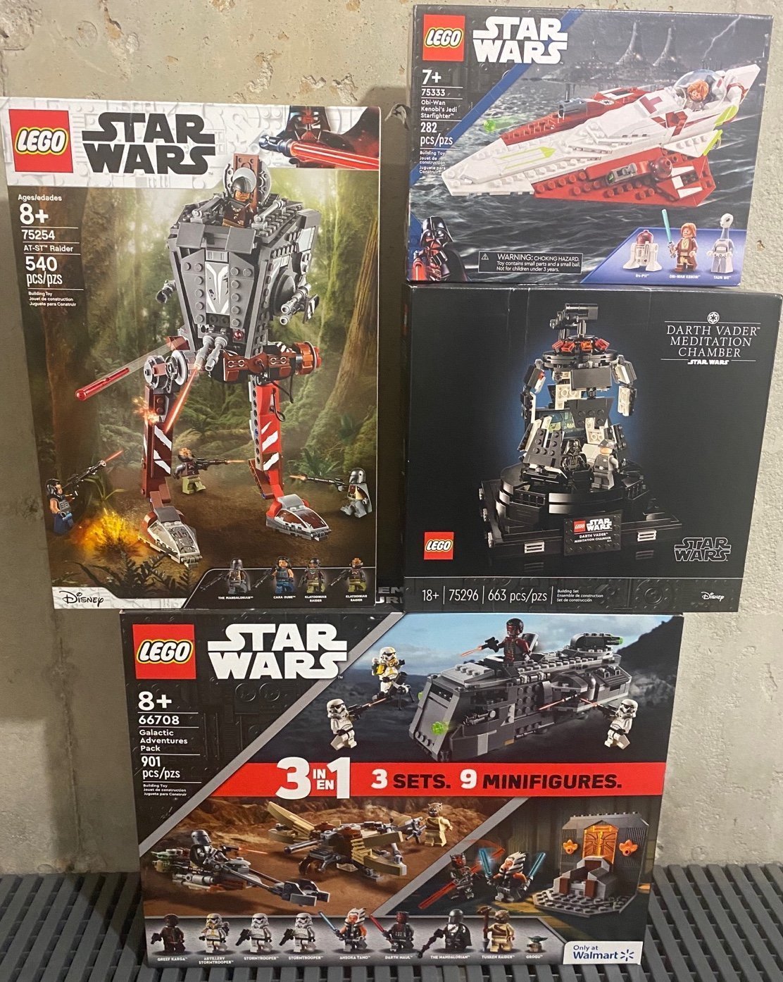 Lego Star Wars Bundle 75296 75299 75311 75310 75254 75333 Darth Vader Obi Wan