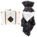 ZALAMOON Plush Strollet Blanket with Satin Trim