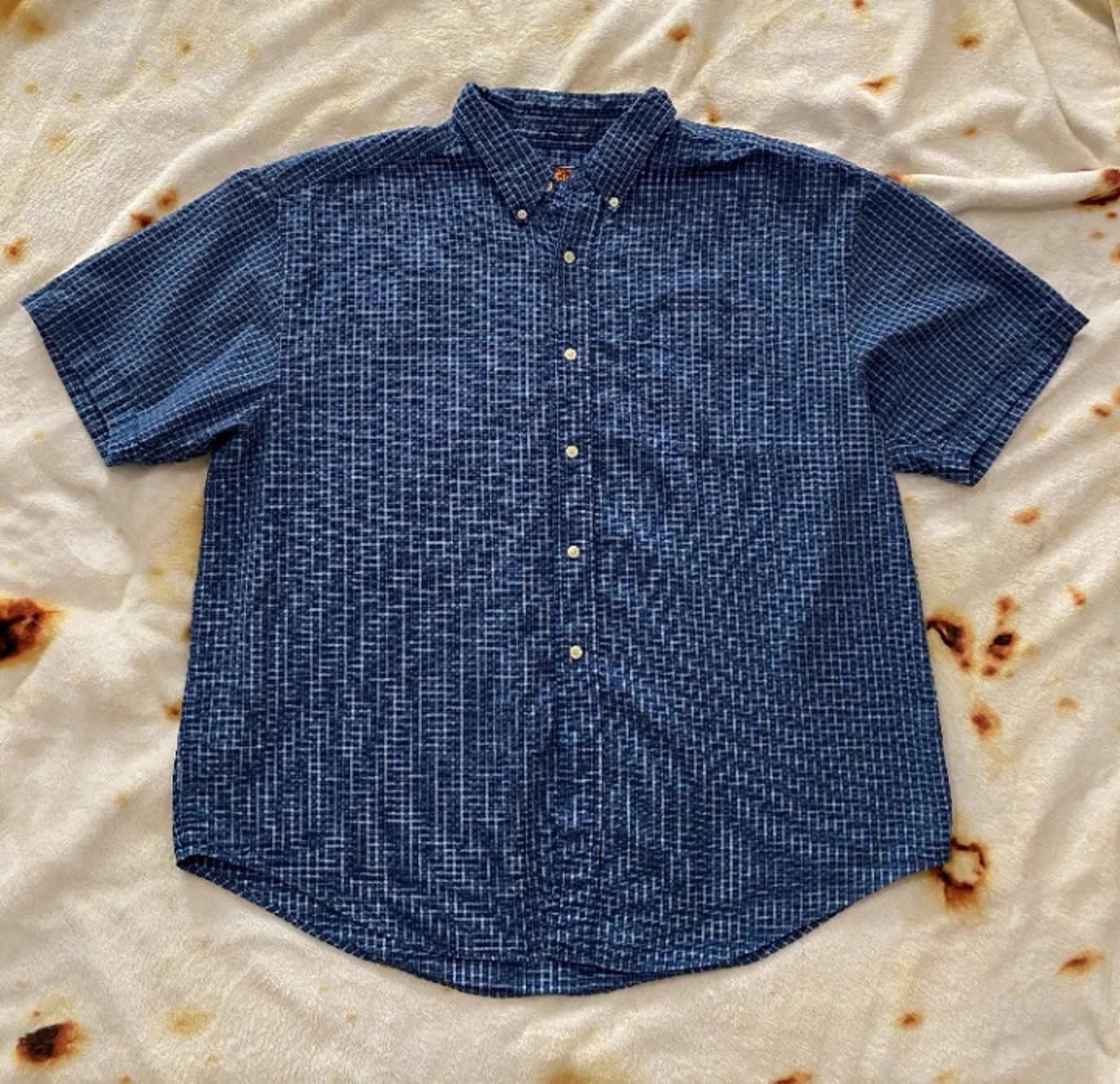Route 66 T Shirt button-dow color blue