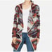 Lucky Brand Large Cardigan Sweater Womens Large Aztec Open Drape Front Boho