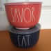 Rae Dunn Savor/Eat ceramic food storage