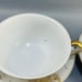 Vintage Japan Kutani Gold Mt. Fuji Mountain Village Teacup and Saucer Set of 4