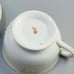 Vintage Japan Kutani Gold Mt. Fuji Mountain Village Teacup and Saucer Set of 4