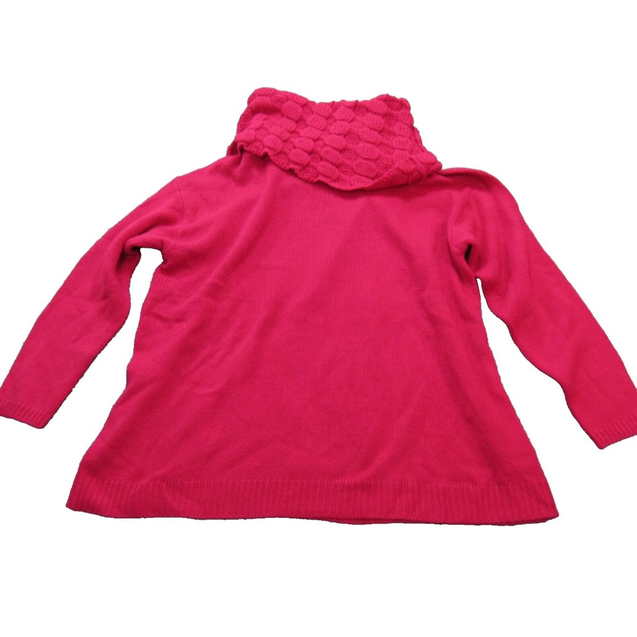 Twiggy London Womens Cowl Neck Pullover Sweater Plus size 1X Pink