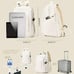 Large Capacity Travel Backpack, Carry-on Multi Layer Luggage Daypack, Simple Pp