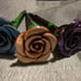 Mexican Art Hand Made Rose Flower Pen set of 3